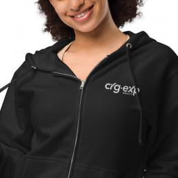 Xclusive - CRG Zip Hoodie with EMBROIDERED (Unisex)