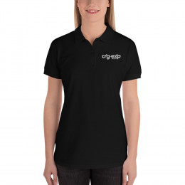 Xclusive - CRG Embroidered Polo Shirt - Women's Black
